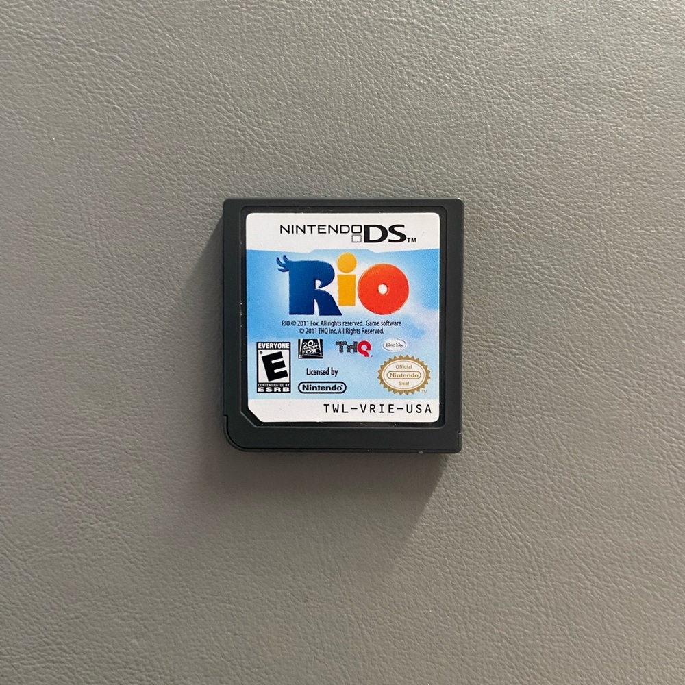 ☾.݁ᛪ༙ 3/$20 🕹️🎮 Rio Nintendo DS game - Loose + Tested Cartridge